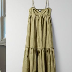 Tiered Taffeta Sun Dress